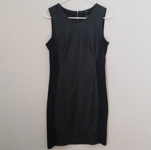 H&M Faux Leather Bodycon Dress